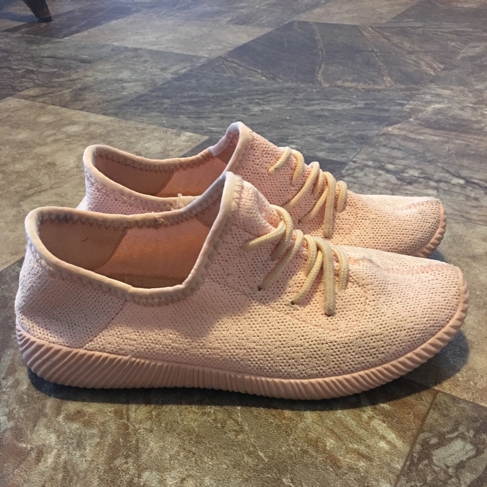Pink shoes